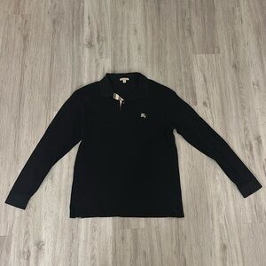 Burberry Long Sleeve Polo Size L Great Condition Rare